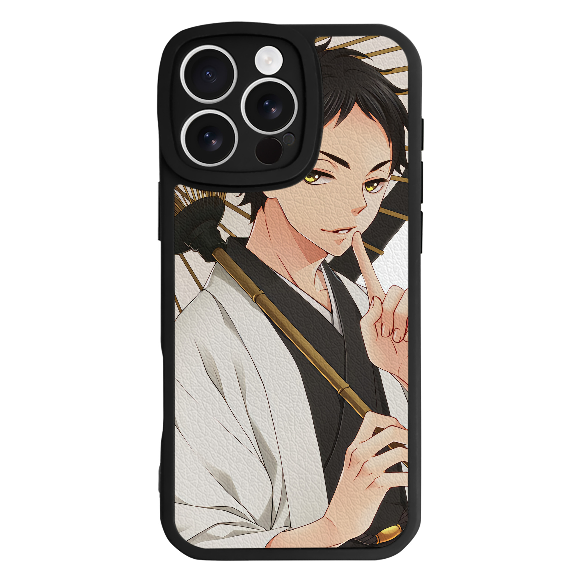 （画像用） ハイキュー!! Haikyu!! 【iPhone 16シリーズ対応】シリコンスマホケース（レザー調） 材質：シリコン